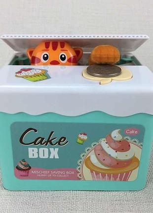 Копилка кот cake box 2