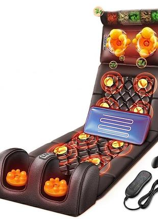 Массажный матрас электрический moltis relax also today mrat-815 с подогревом для спины и ног
