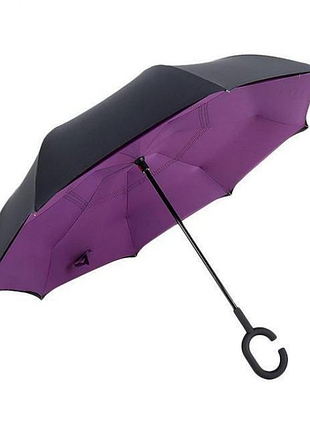Парасолька зворотного додавання up-brella фіолетовий