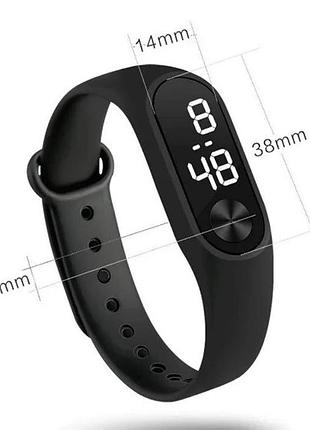 Годинник браслет led led watch №2 чорні 2