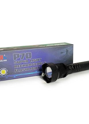 Фонарик светодиодный ручной фонарь 4 режима bl x92 p70 2*18650 battery