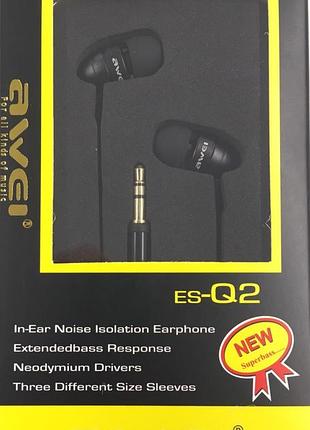 Наушники awei es-q2 2