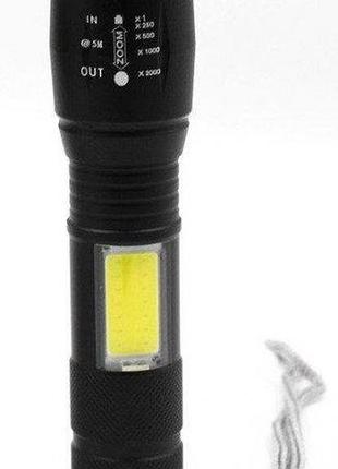 Ліхтарик bailong t-29 t6 cob usb