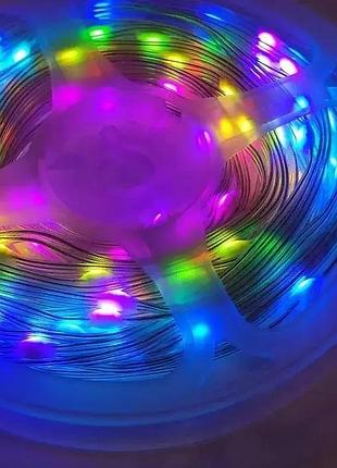 Светодиодная лента led lamp 5м+ qr код led lamp mdx-155, освещение с управлением со смартфона