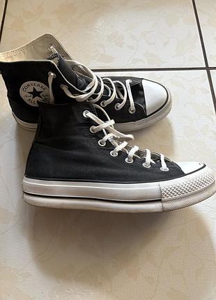 Кеди жіночі converse чорні