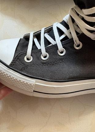 Кеди жіночі converse чорні 6