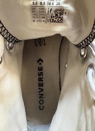 Кеди жіночі converse чорні 5