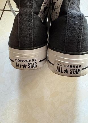 Кеди жіночі converse чорні 8