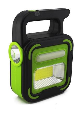 Фонарик ручной bl-925 torch +solar зеленый