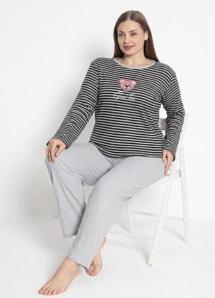 Женская пижама теплая c34594 3xl