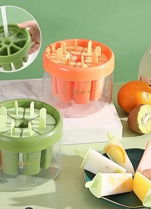 Формочка ice cream mold для морозива, форма для 8 мініескімо та замороженого соку