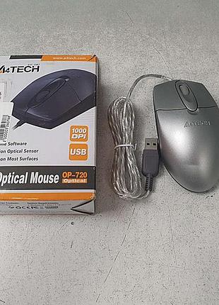 Мышь компьютерная б/у a4tech op-720 usb 3