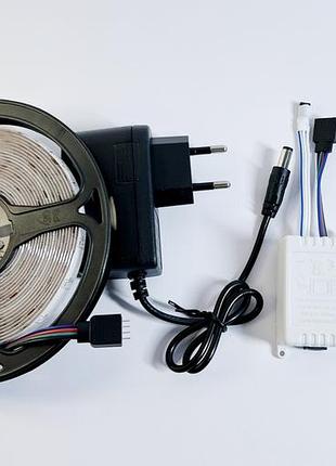 Светодиодная лента rgb с пультом и блоком питания 12v 38/25