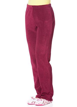 Теплые женские штаны вишневый, 3xl