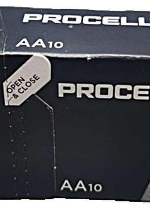 Б/у duracell procell aa (lr6) box 10 шт 1.5в
