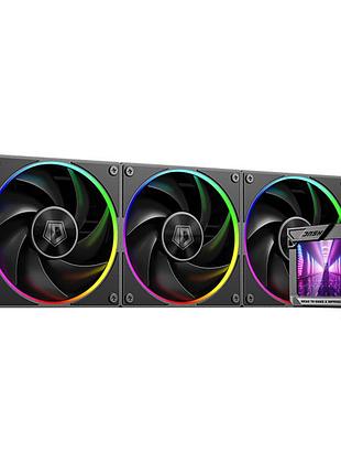 Система жидкостного охлаждения id-cooling dl360 max lcd 360 мм argb pwm 2300 об/мин black