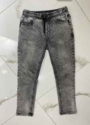 Джинси для хлопчиків next slim fit сірі на зріст 128 см