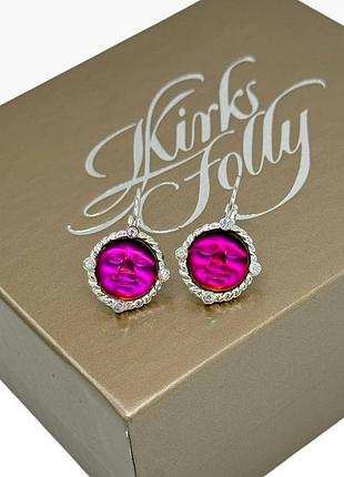 Серьги “glass seaview moon magic” от kirks folly. новые, в оригинальной коробке.