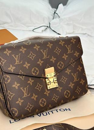 Женская сумка премиум 
pochette metis monogram brown 5