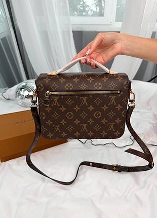 Женская сумка премиум 
pochette metis monogram brown 7