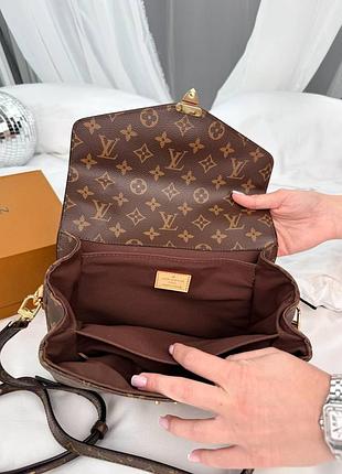 Женская сумка премиум 
pochette metis monogram brown 10