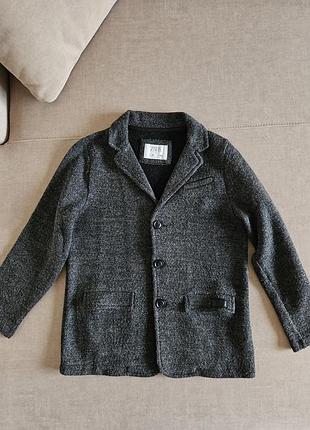 Піджак для хлопчика zara сірий 2