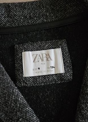 Піджак для хлопчика zara сірий 4