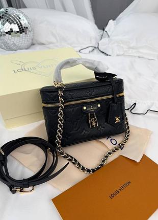 Женская сумка премиум vanity pm monogram black leather