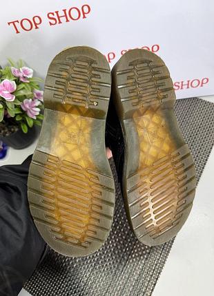 Оригинальные ботинки кожаные лакированные dr.martens 3