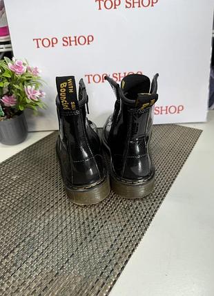 Оригинальные ботинки кожаные лакированные dr.martens 4