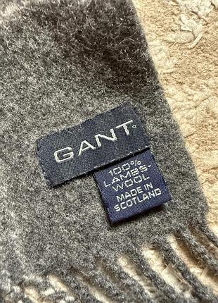 Оригінальний шарф шерсть wool gant 4