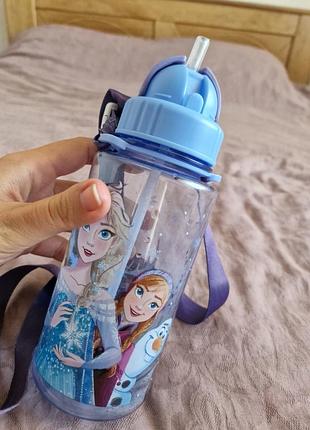 Пляшечка для води холодне серце 3