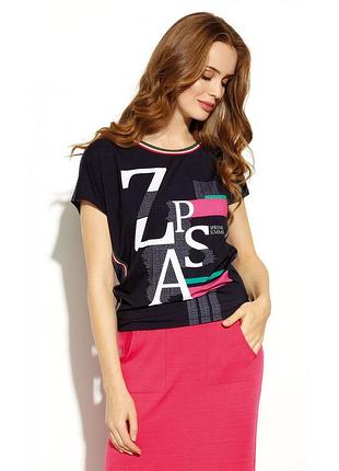 Блуза zaps fatin 028 синяя