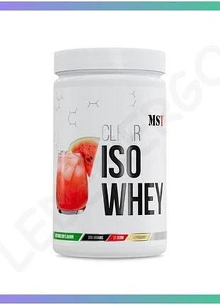 Протеин mst nutrition clear iso whey 300 грамм арбуз с высоким содержанием белка для восстановления мы sku_cn15147-6