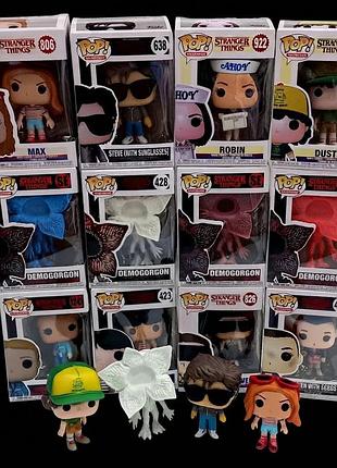 Коллекционный набор фигурок funko pop! "очень странные дела" (stranger things) — 12 штук