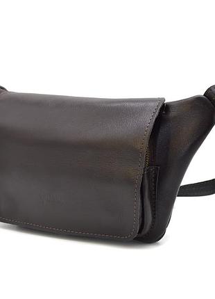 Шкіряна бананка, сумка з клапаном gc-8153-3md tarwa