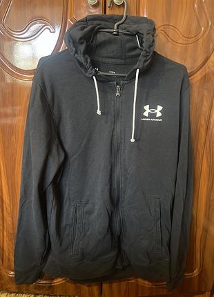 Чоловіче худі under armour на замку, чорне