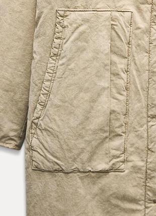 Бавняне джинсова пальто zara 4