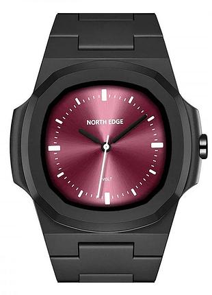 Механічний годинник north edge volt black/red