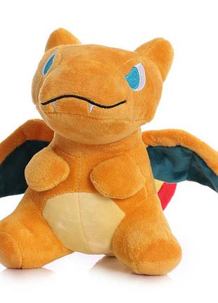 Игрушка покемон чаризард (charizard) мягкая игрушка, 20 см для детей (l_9817)