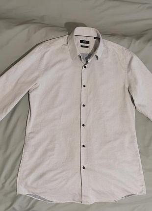 Сорочка чоловіча hugo boss slim-fit easy iron original l