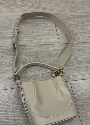 Сумка для жінок zara бежева повсякденна