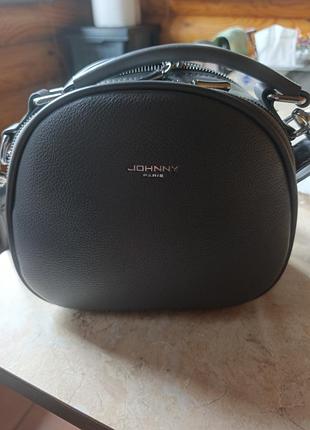 Сумка для жінок johnny paris сіра маленька, зі штучної шкір