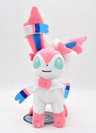 Игрушка мягкая игрушка покемон сильвеон (sylveon) для детей (l_9086)