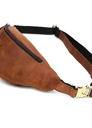 Шкіряна сумка на пояс бананка limary lim-035rb