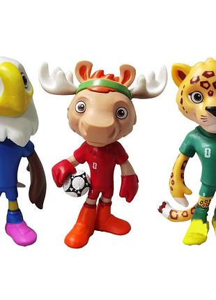 Іграшка футбол fifa world cup фігурки-символи чм для дітей (l_15357)