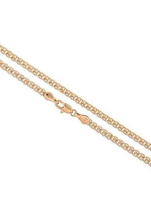 Цепочка позолота 18k плетение лав 60см х 3мм (327988) тм xuping
