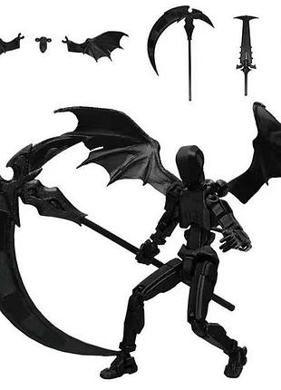 Игрушка робот black reaper dummy сборная экшн-фигурка конструктор для детей (l_15384)