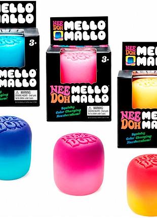 Игрушка зефир mello mallo меняет цвет на солнце сквиш needoh антистресс для детей (l_16090)
