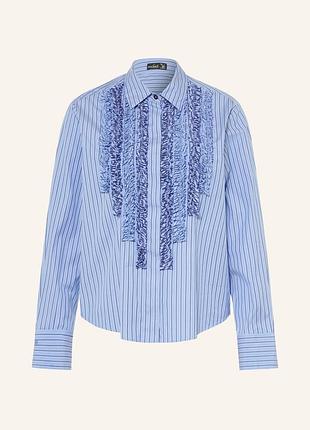 Стильная офисная рубашка j. crew притяленного кроя размер xs-s